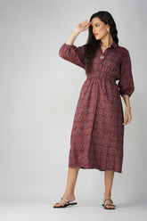 Ajrakh Midi dress